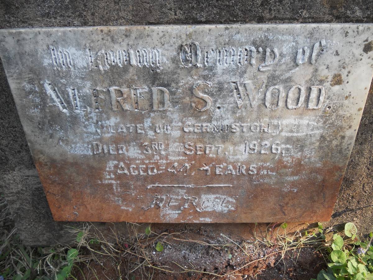 WOOD Alfred S. -1926