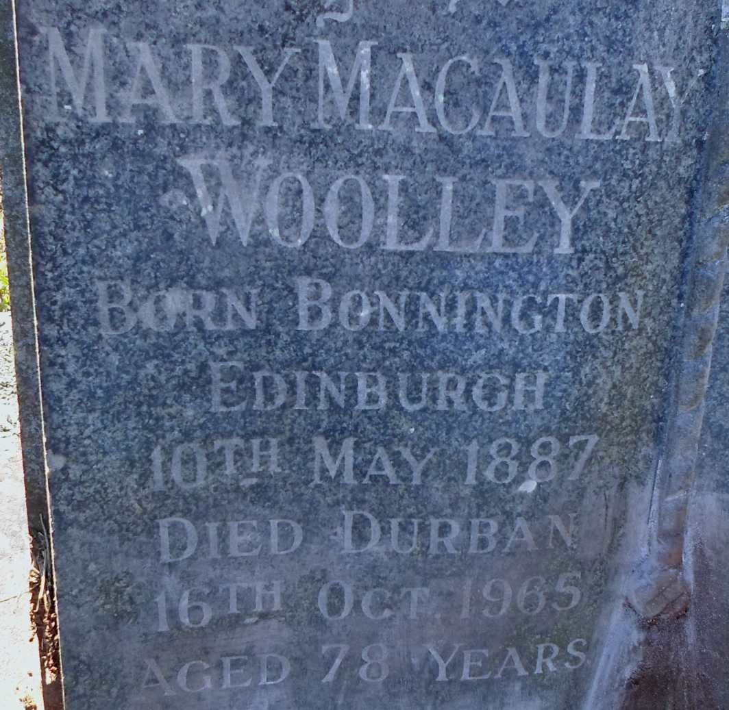 WOOLLEY Mary MacCAULEY 1887-1965