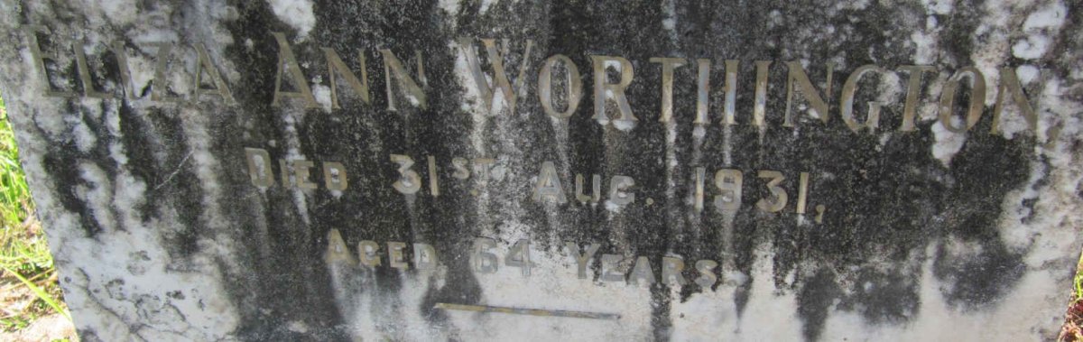 WORTHINGTON Eliza Ann -1951