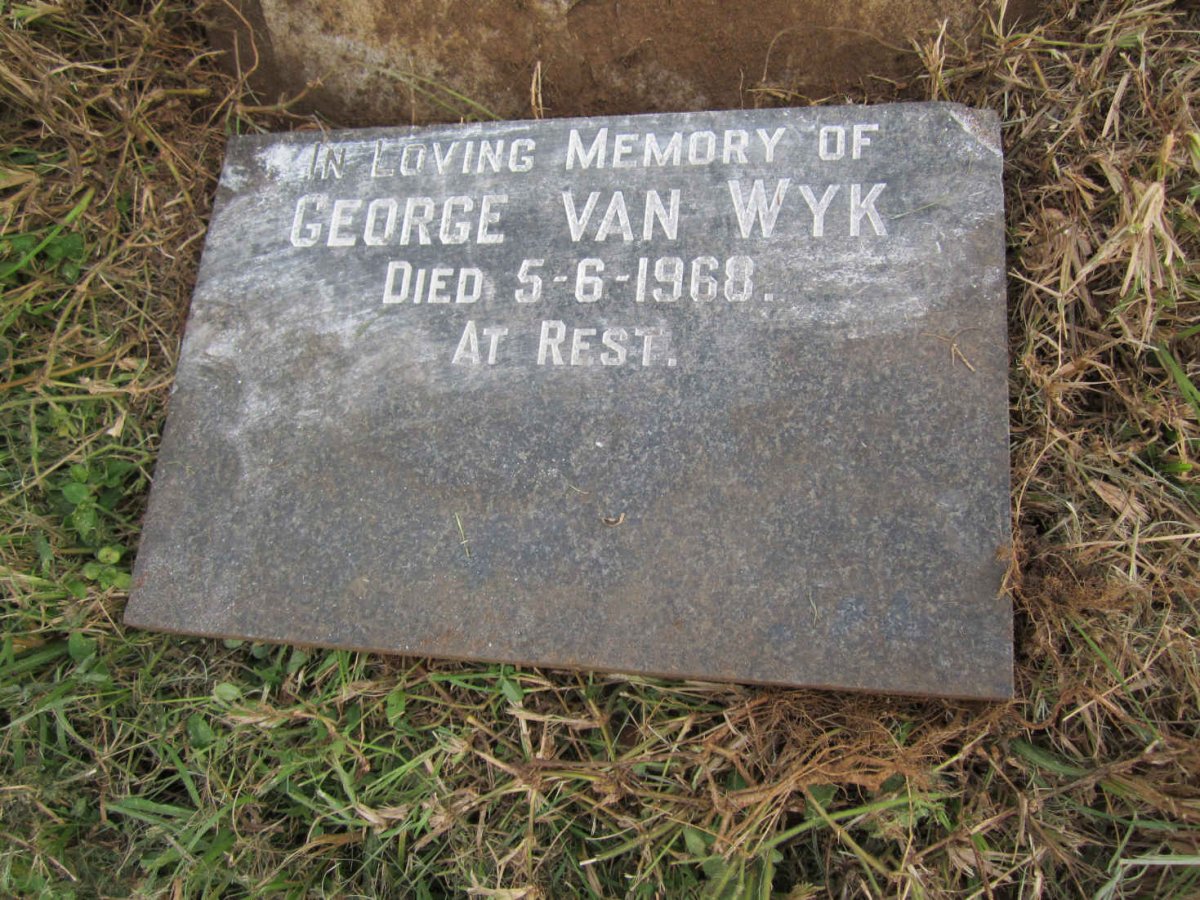 WYK George, van -1968