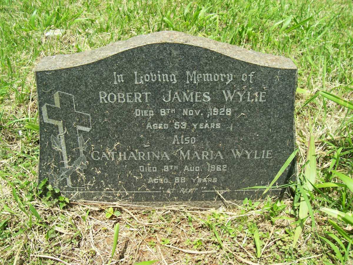 WYLIE Robert James -1928 &amp; Catharina Maria -1962