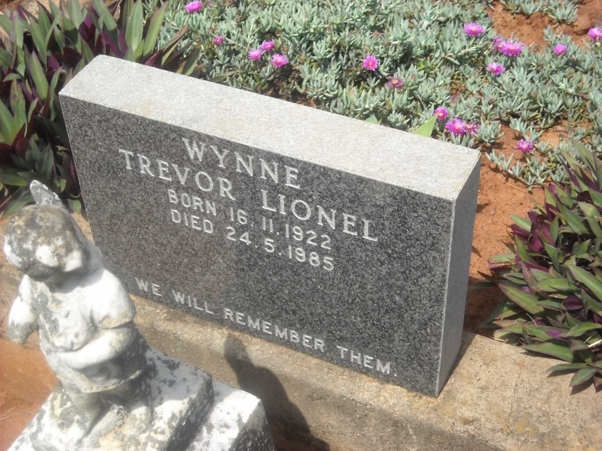 WYNNE Trevor Lionel 1922-1985