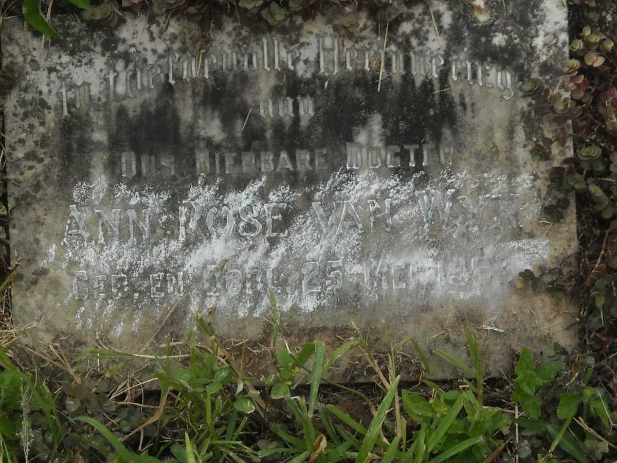 WYK Ann Rose, van 1968-1968