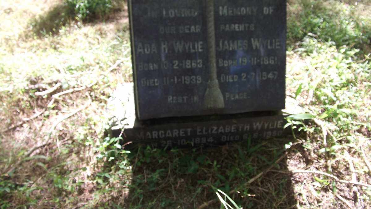 WYLIE James 1861-1947 &amp; Ada H. 1863-1939 :: WYLIE Margaret Elizabeth 1884-1950