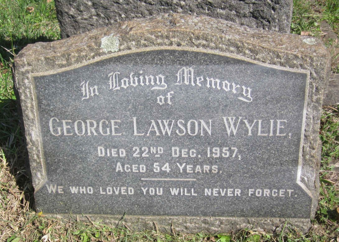 WYLIE George Lawson -1957