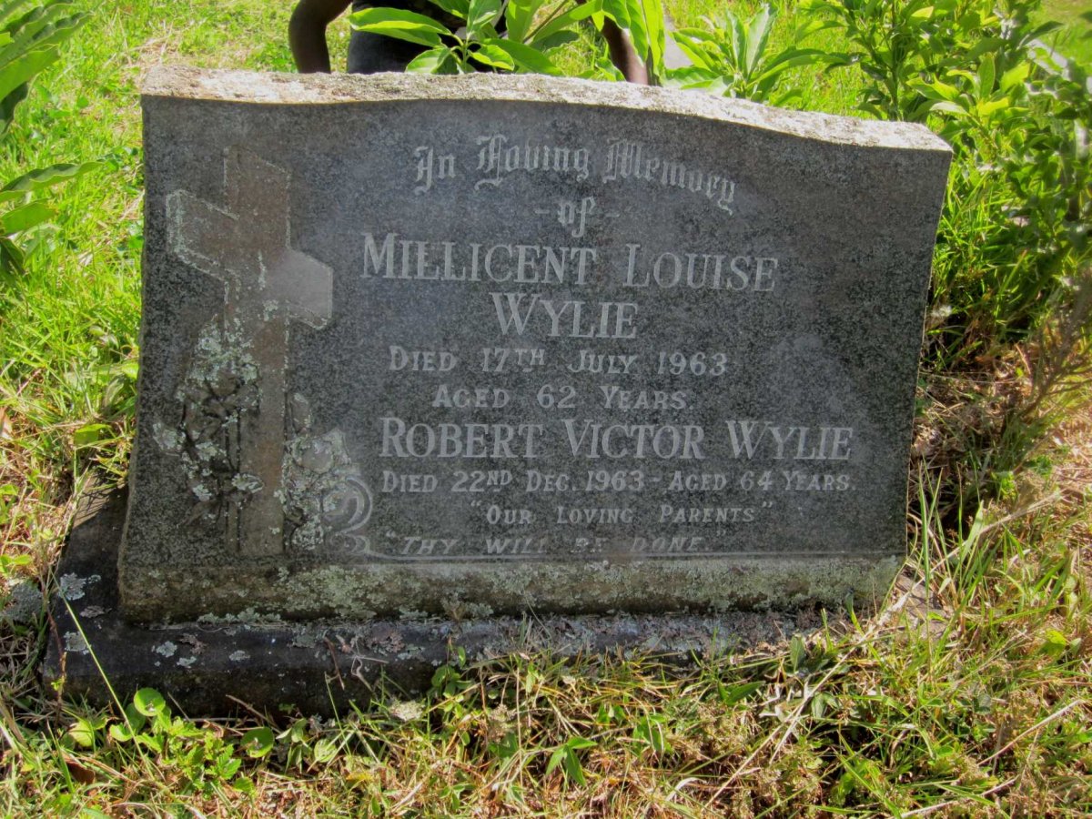 WYLIE Robert Victor  -1963 &amp; Millicent Louise  -1963