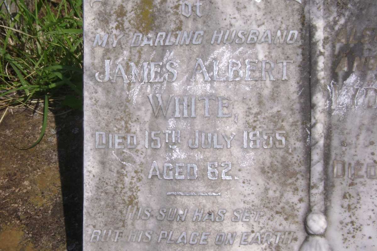 WHITE James Albert -1955