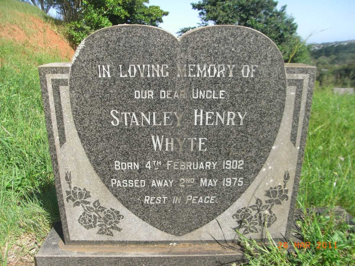 WHYTE Stanley Henry 1902-1975