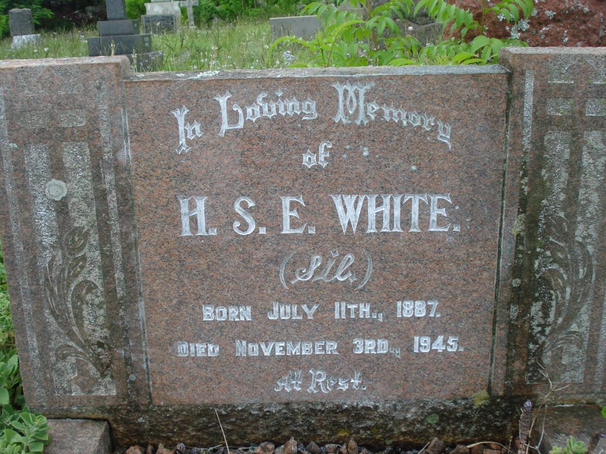 WHITE H.S.E. 1887-1945