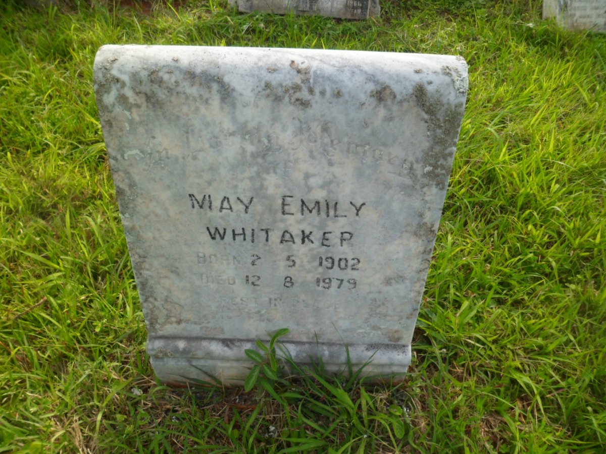 WHITAKER May Emily 1902-1979