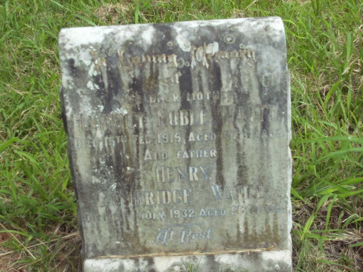 WHITE Henry Cambridge -1932 &amp; Hardly Noble -1915