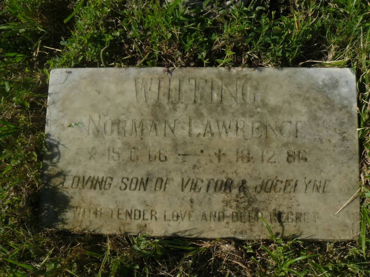 WHITING Newton Edmond -1964 :: WHITING Norman Lawrence 1966-1986