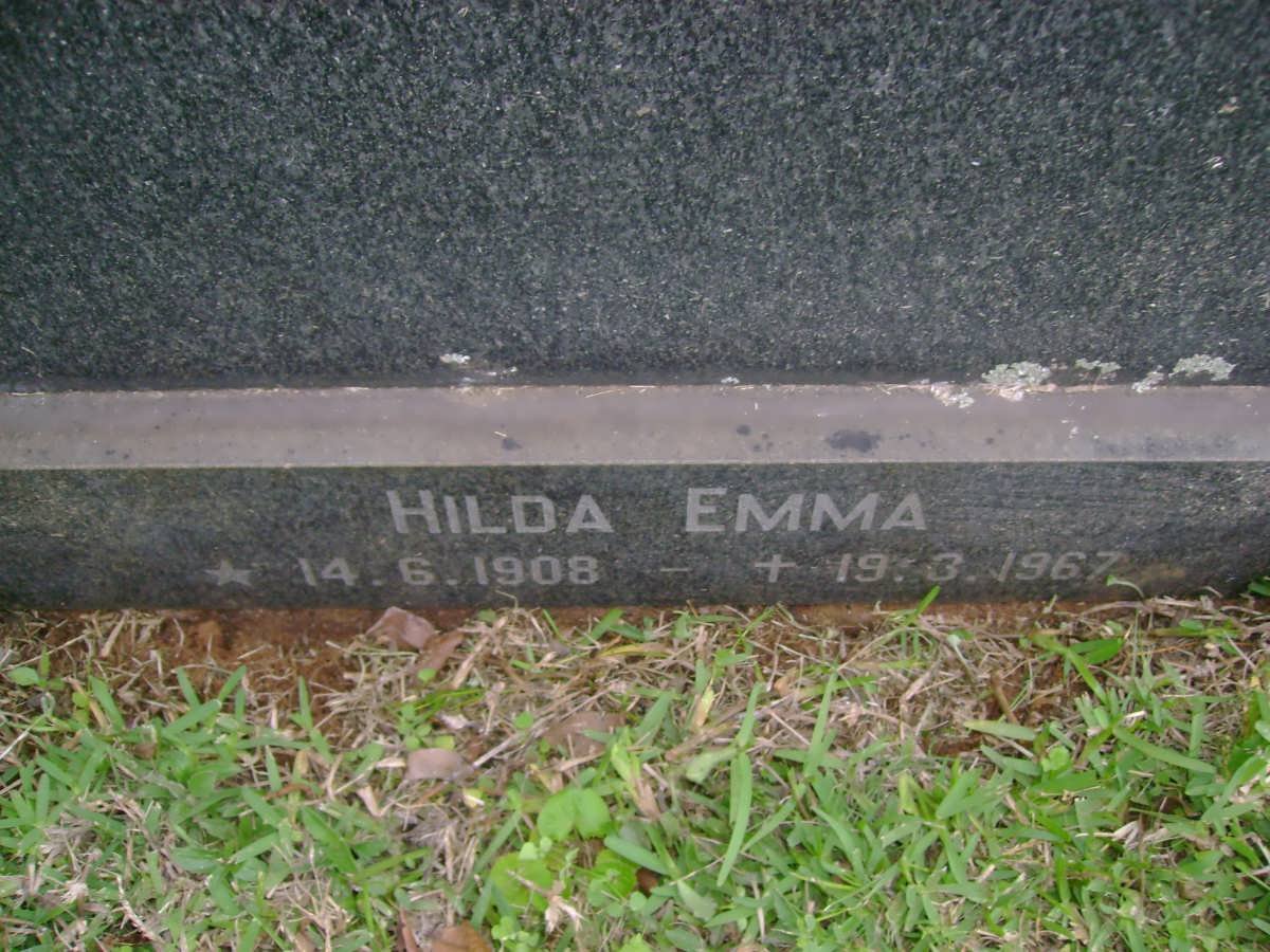 WHITE Hilda Emma 1908-1967