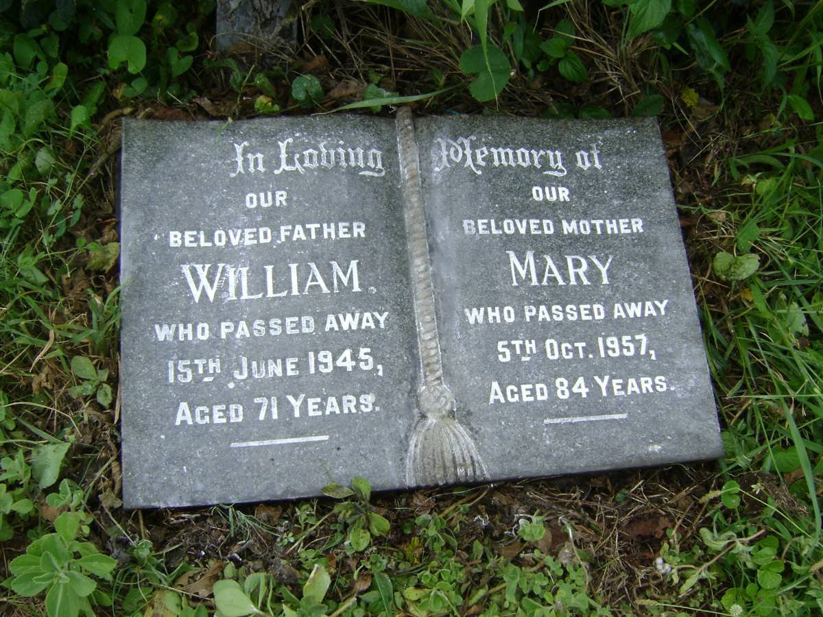 WHITSITT William -1945 &amp; Mary -1957