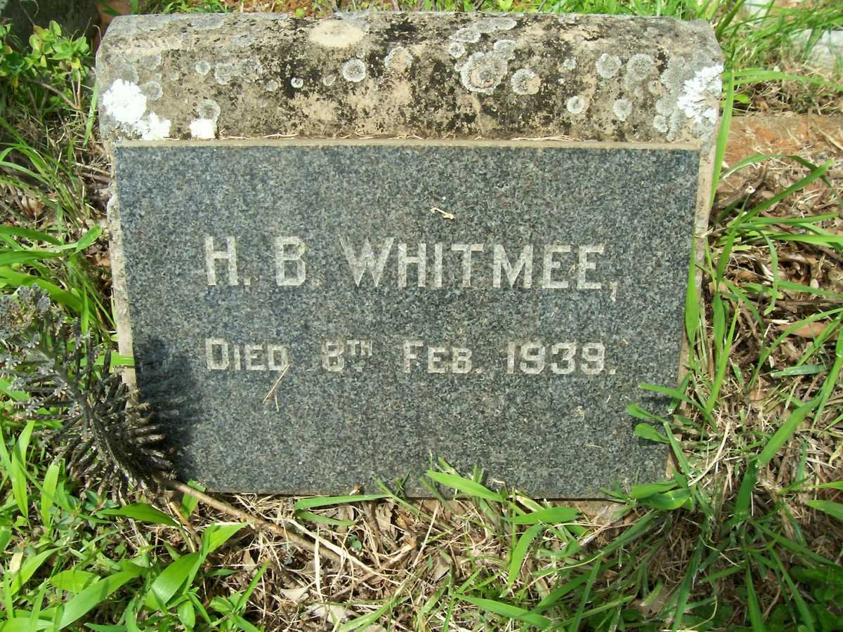 WHITMEE Mary Mabel :: WHITMEE Ronald Babington 1916-1919 :: WHITMEE H.B. 1939