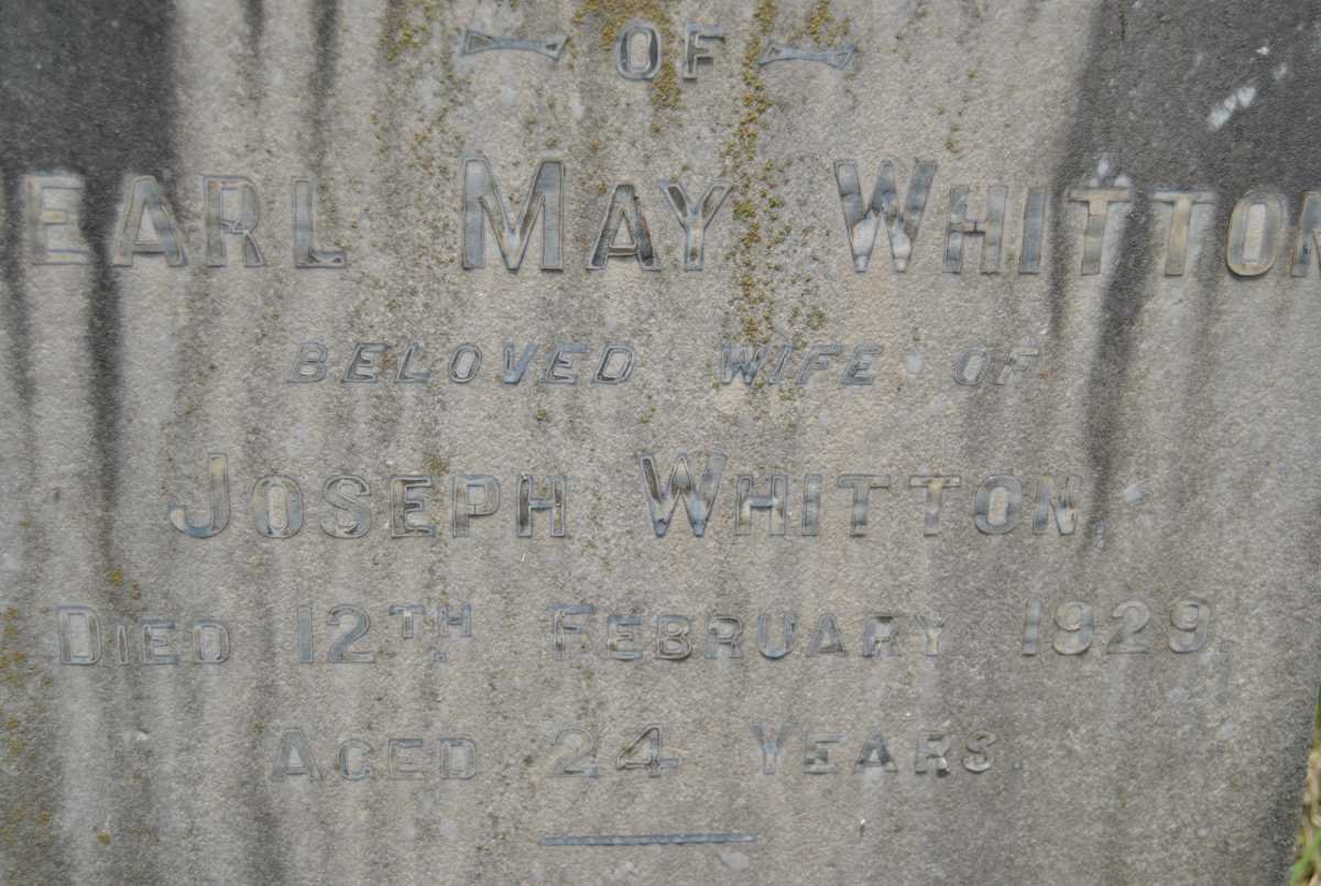 WHITTON Pearl May -1929