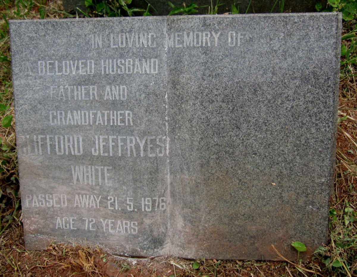 WHITE Clifford Jeffryes -1976