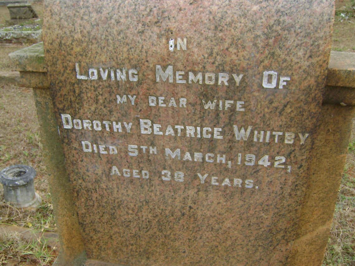 WHITBY Dorothy Beatrice -1942
