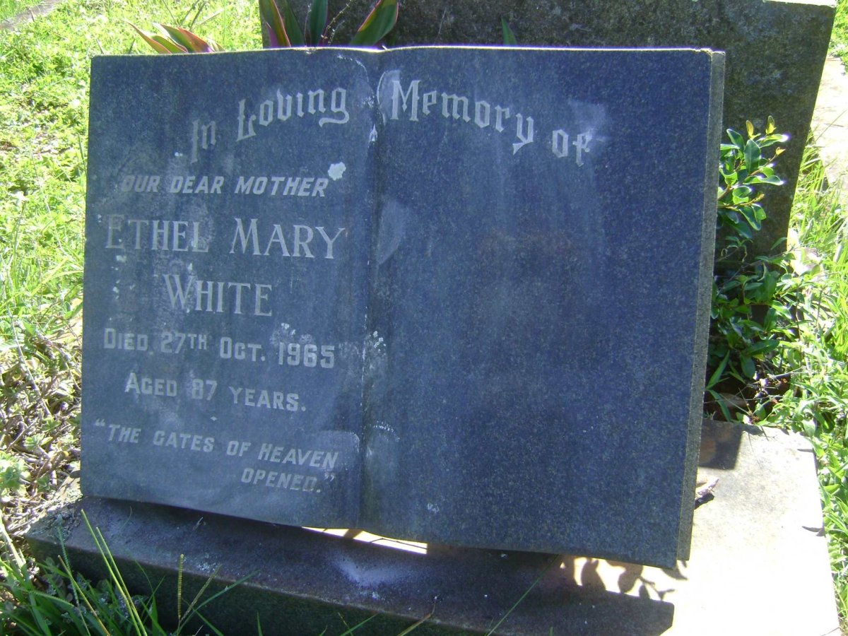 WHITE Ethel Mary -1965