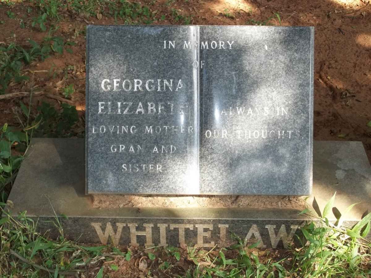 WHITELAW Georgina Elizabeth -1974