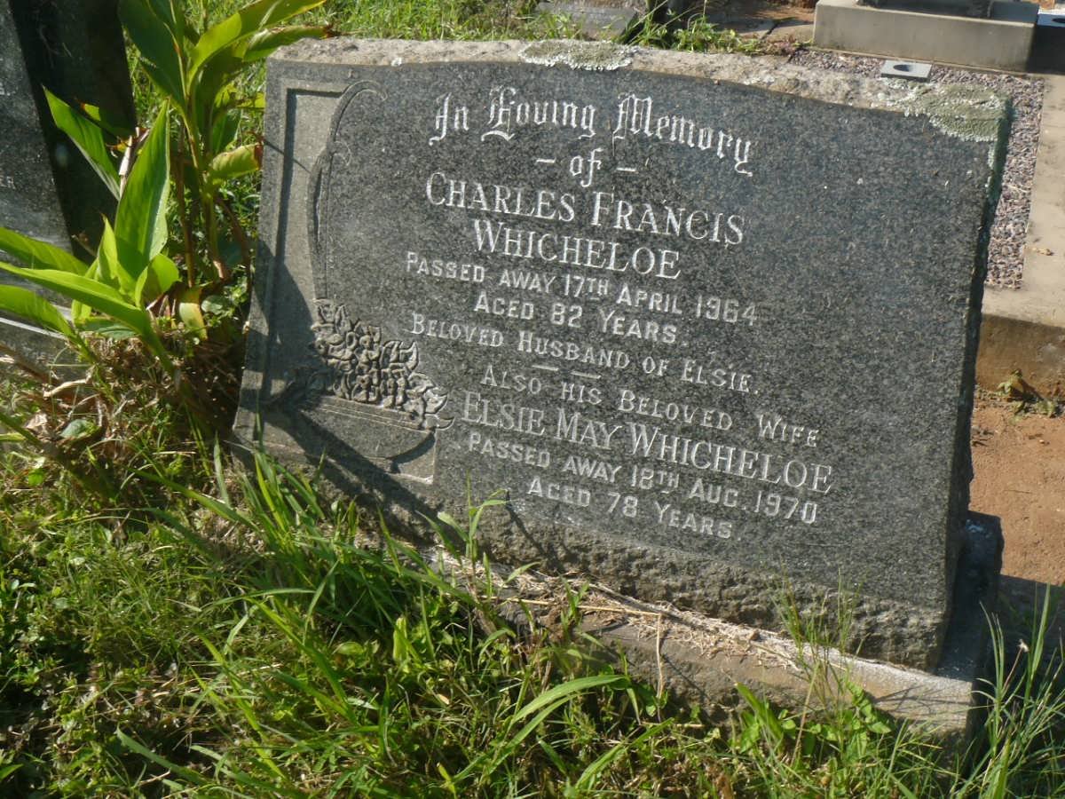 WHICHELOE Charles Francis -1964 &amp; Elsie May -1970