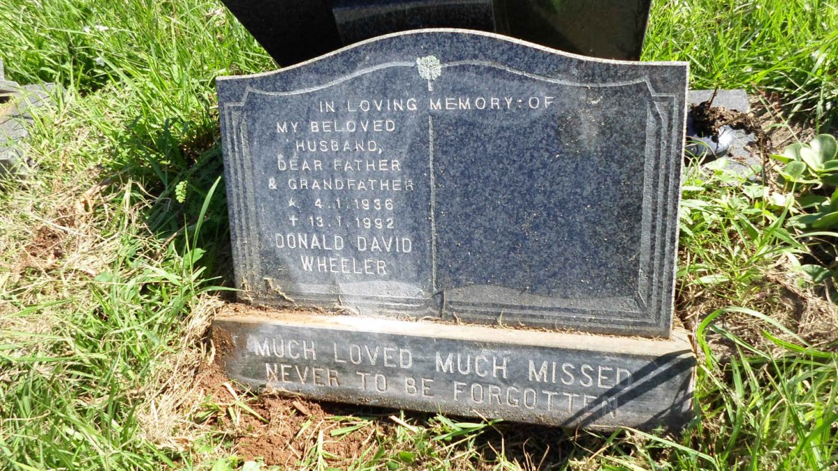 WHEELER Donald David 1936-1992