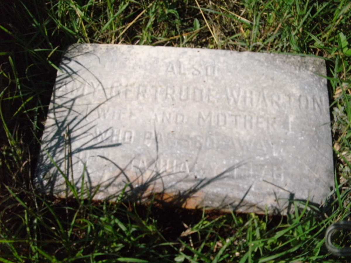 WHARTON Amy Gertrude -1978