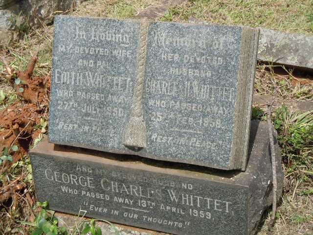WHITTET Charles H. -1958 &amp; Edith -1950 :: WHITTET George Charles -1959