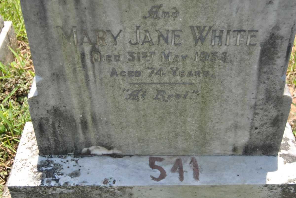WHITE Mary Jane -1938