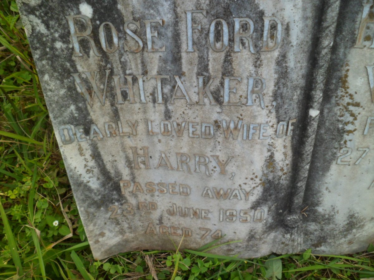 WHITAKER Rose Ford -1950