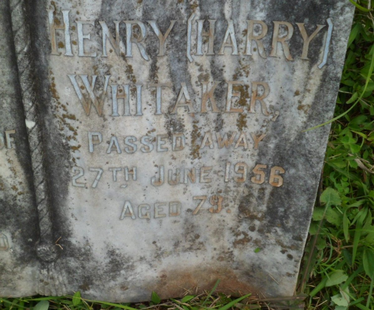 WHITAKER Henry  -1956