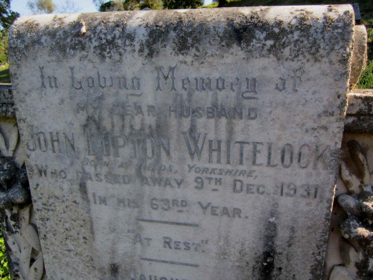 WHITELOCK John Lipton -1931