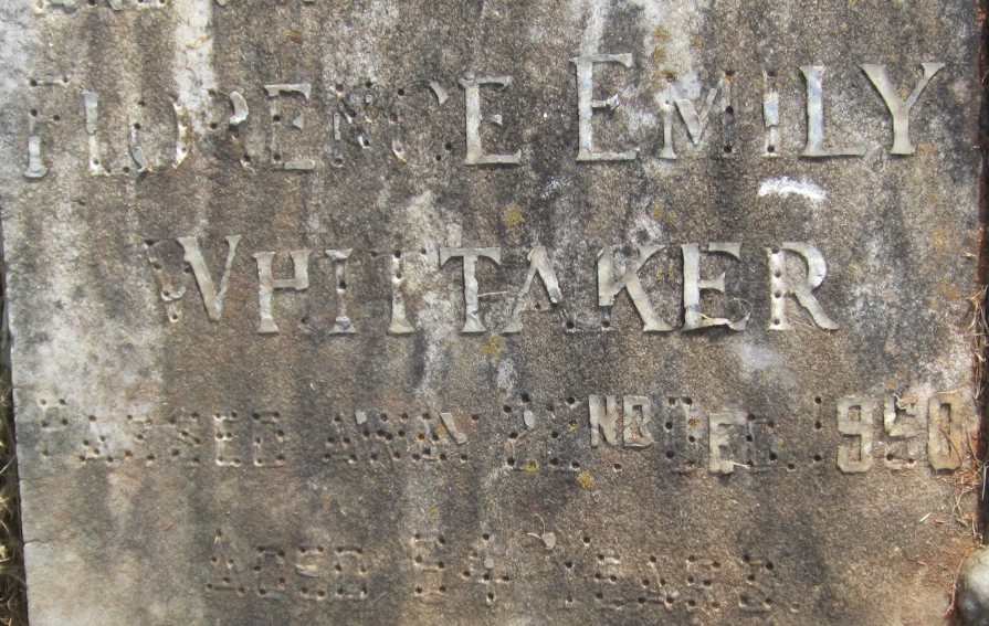 WHITTAKER Florence Emily -1950