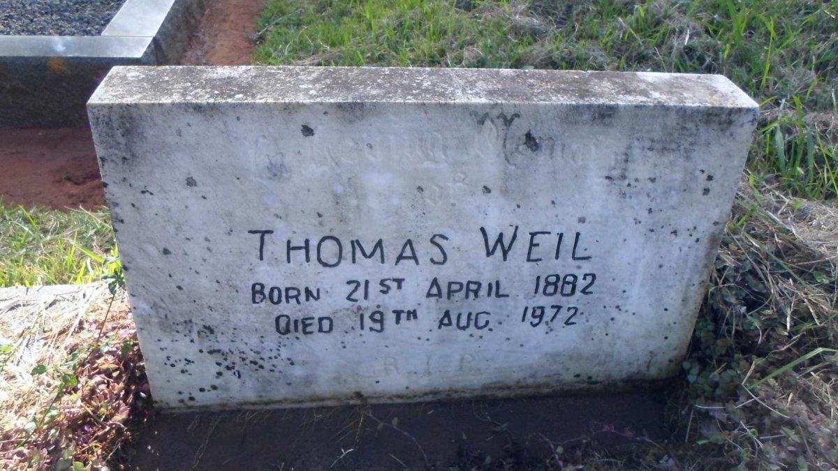 WEIL Thomas 1882-1972