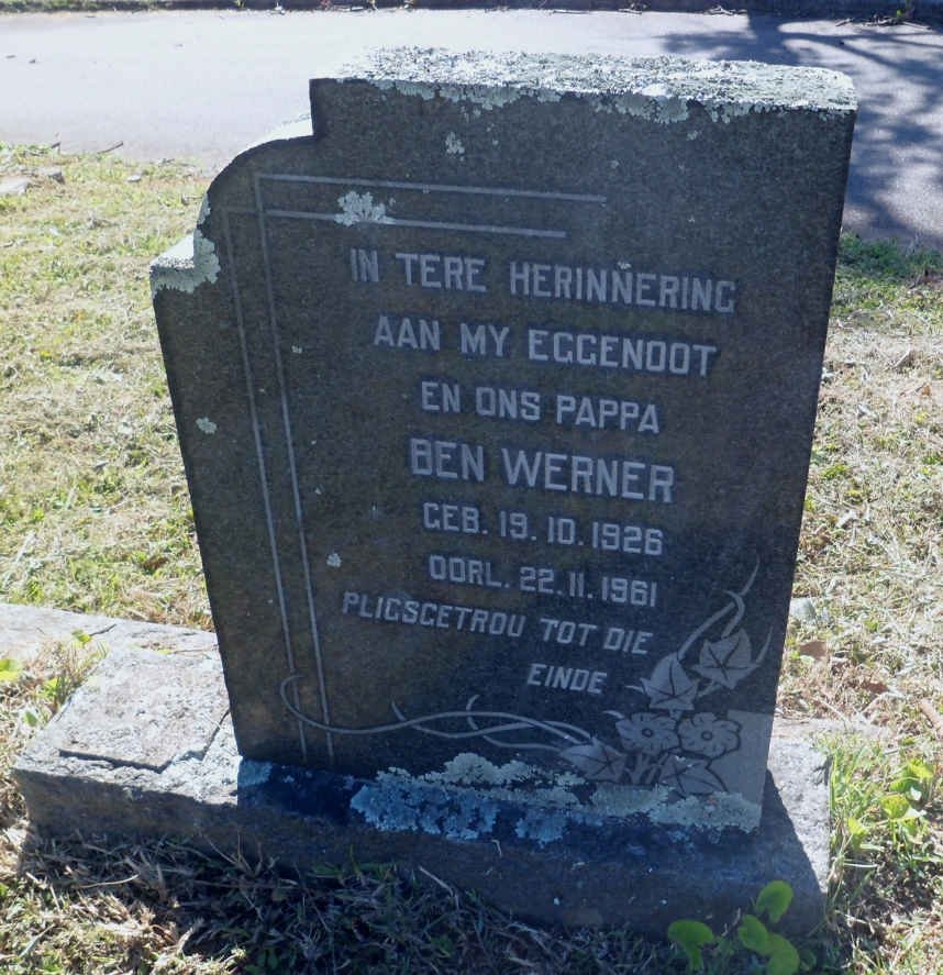 WERNER Ben 1926-1961