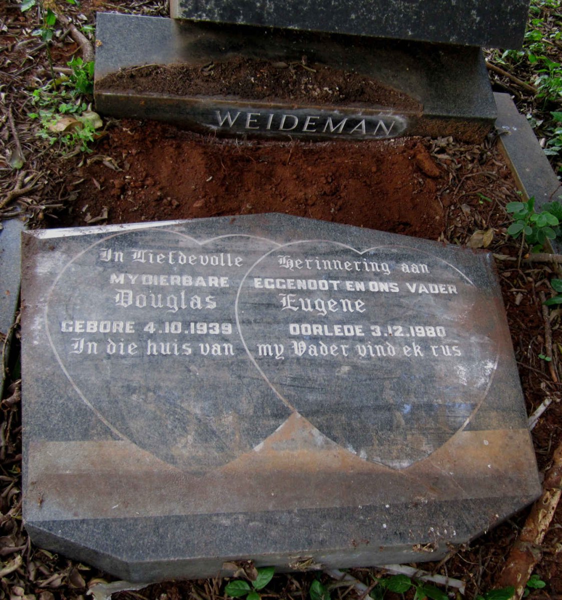 WEIDEMAN Douglas Eugene 1939-1980