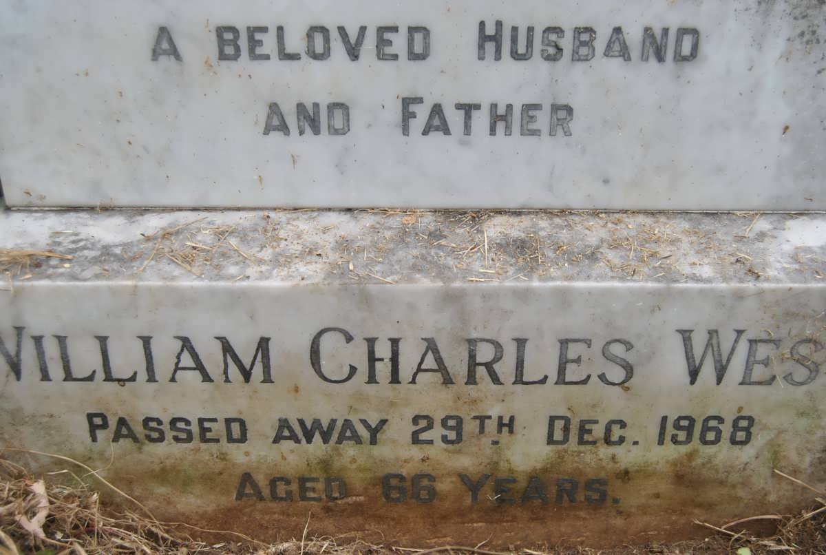 WEST William Charles -1968