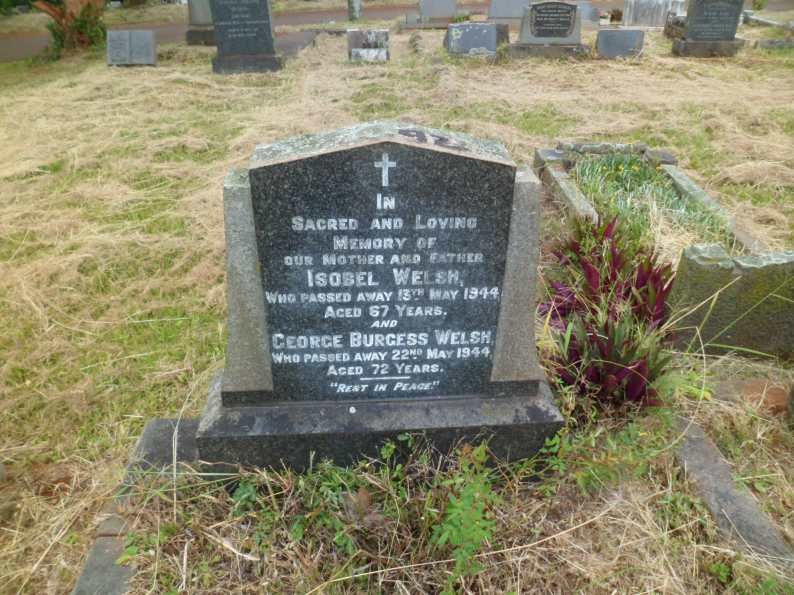 WELSH George Burgess -1944 &amp; Isobel -1944