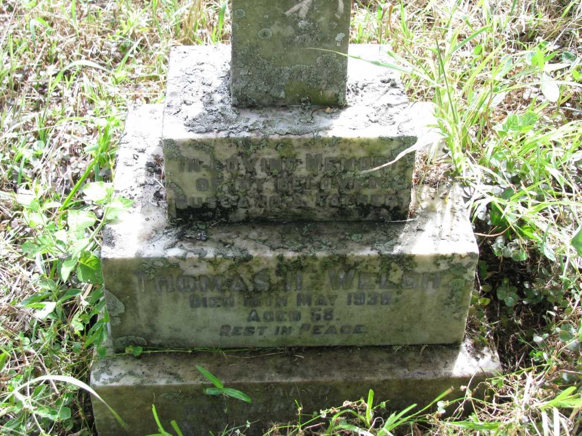 WELSH Thomas H. -1939 &amp; Alice L. -1949