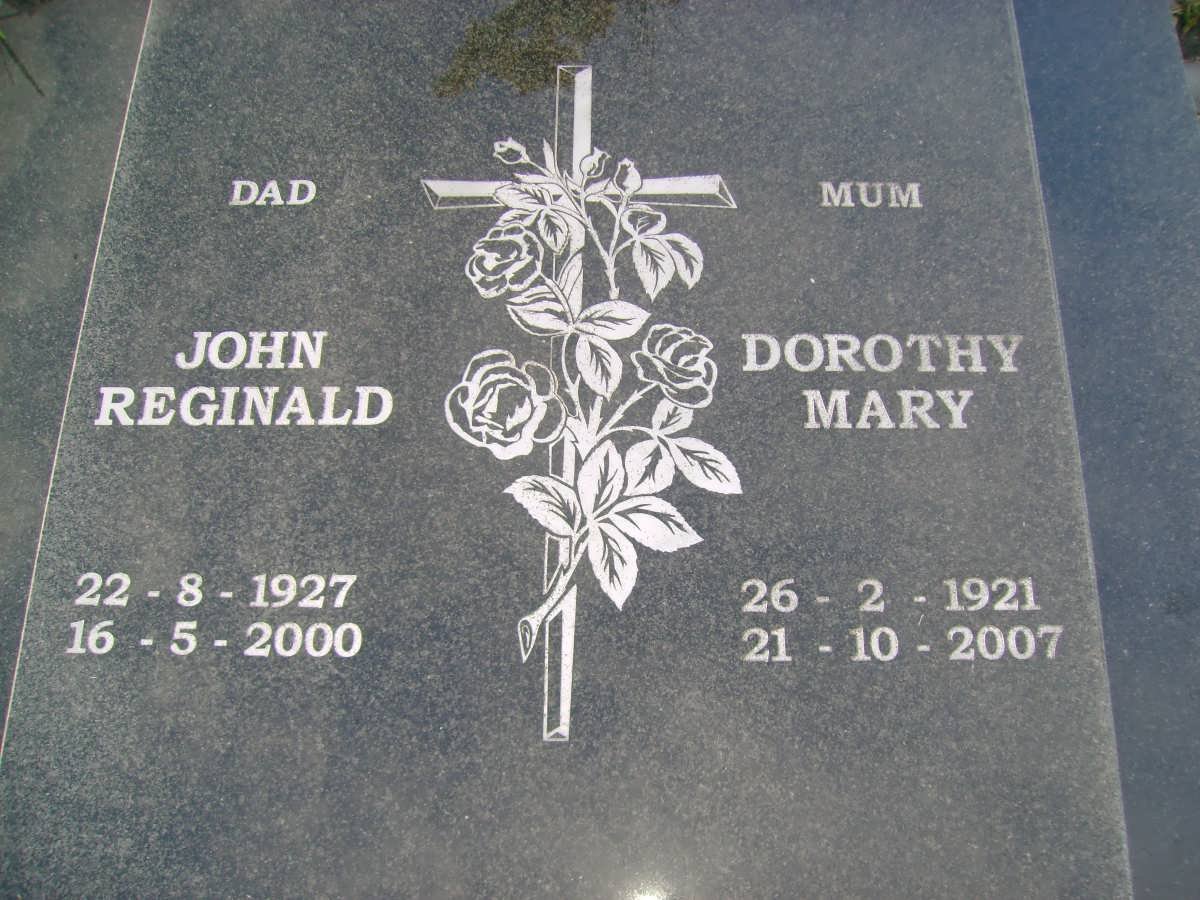 WERTHEIM John Reginald 1927-2000 &amp; Dorothy Mary 1921-2007