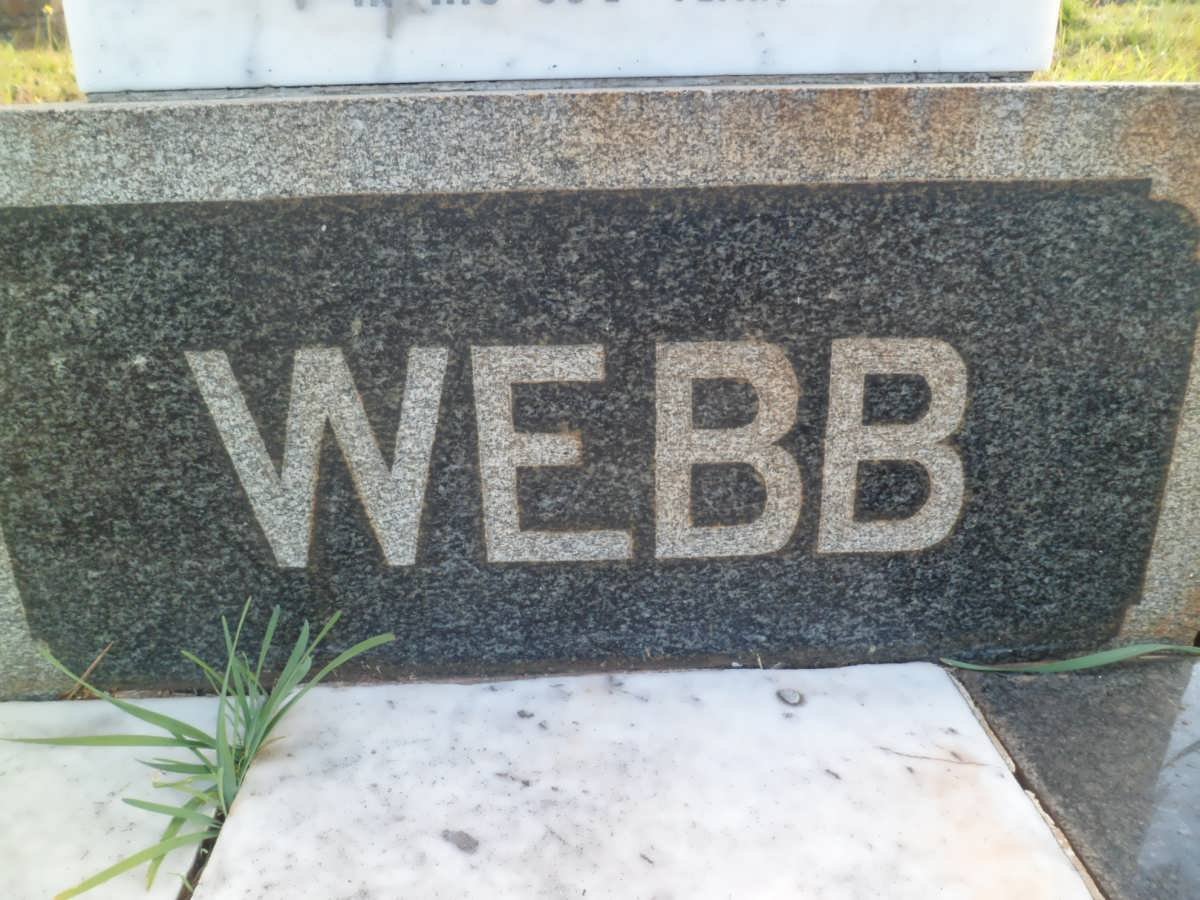 WEBB Walter Edwin -1937 &amp; Elizabeth Frances -1934 :: WEBB Kenneth Frederick -1956 :: WEBB Walter Herbert -1977
