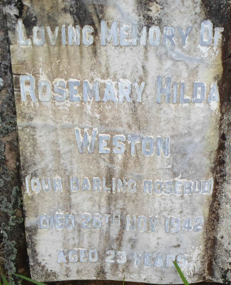WESTON Rosemary Hilda -1942