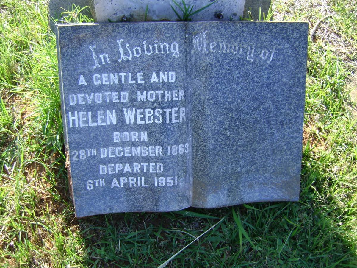 WEBSTER Helen 1863-1951