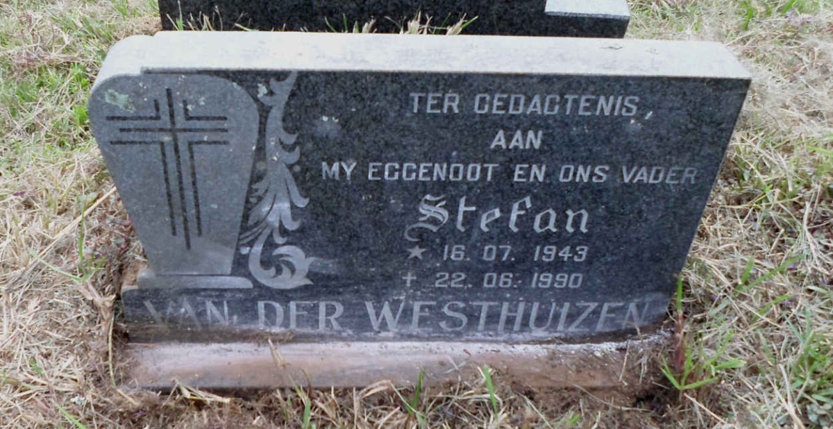WESTHUIZEN Stefan, van der 1943-1990