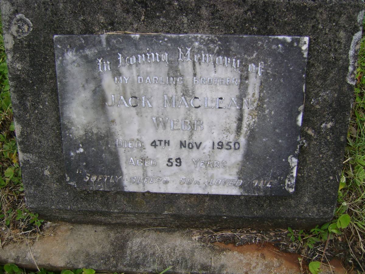 WEBB Jack Maclean -1950