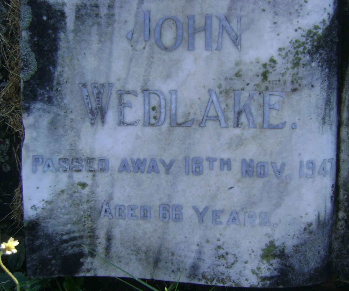 WEDLAKE Frederick John -1947