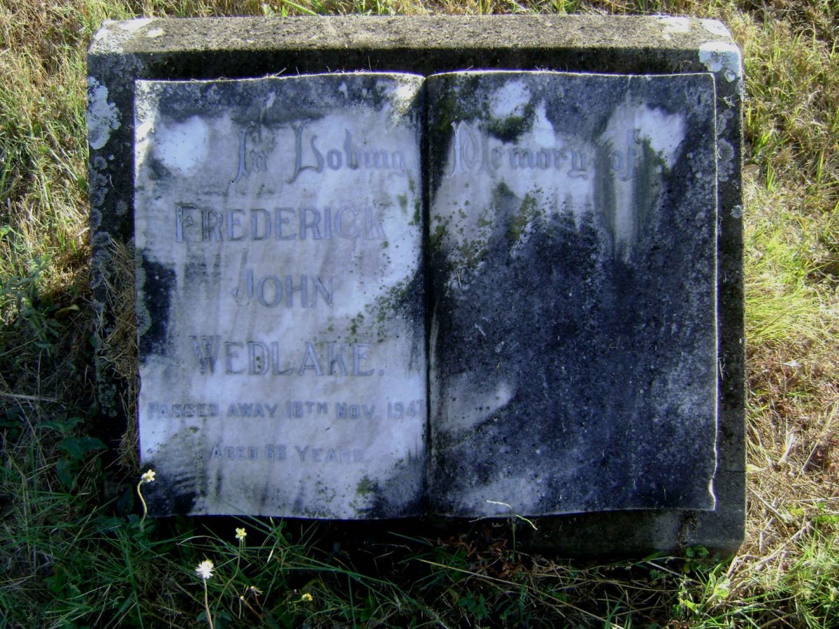 WEDLAKE Frederick John -1947