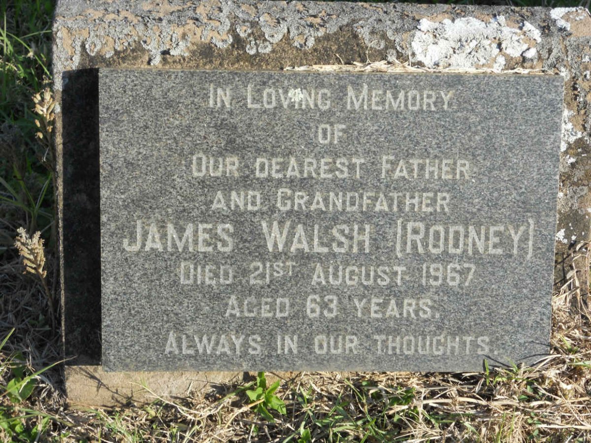 WALSH James -1967