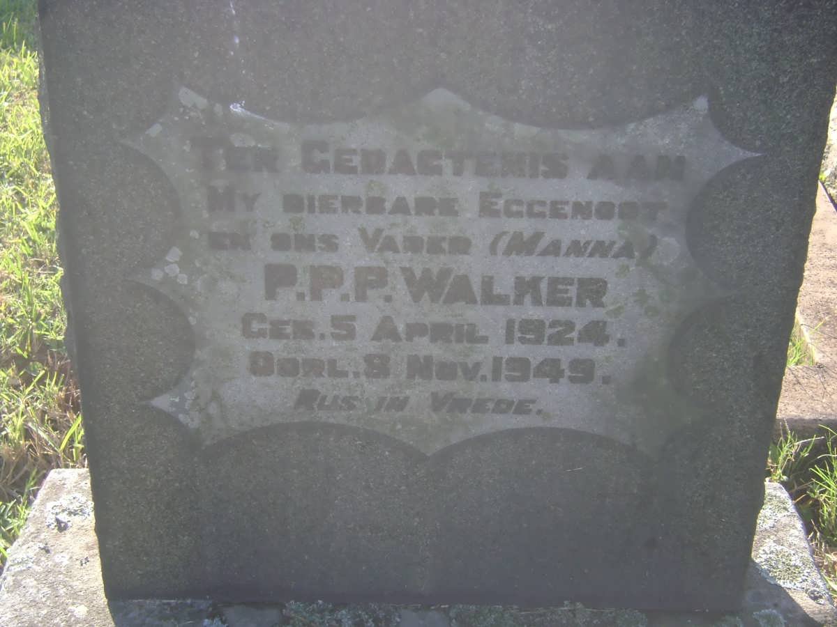 WALKER P.P.P. 1924-1949