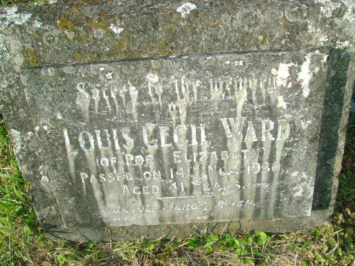 WARD Louis Cecil -1930